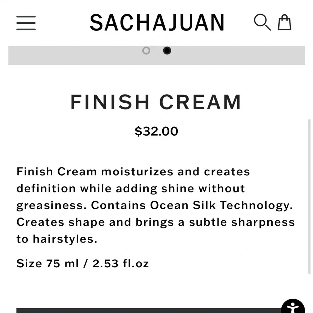 Sachajuan Stockholm Finish Hair Cream - Picture 8 of 11